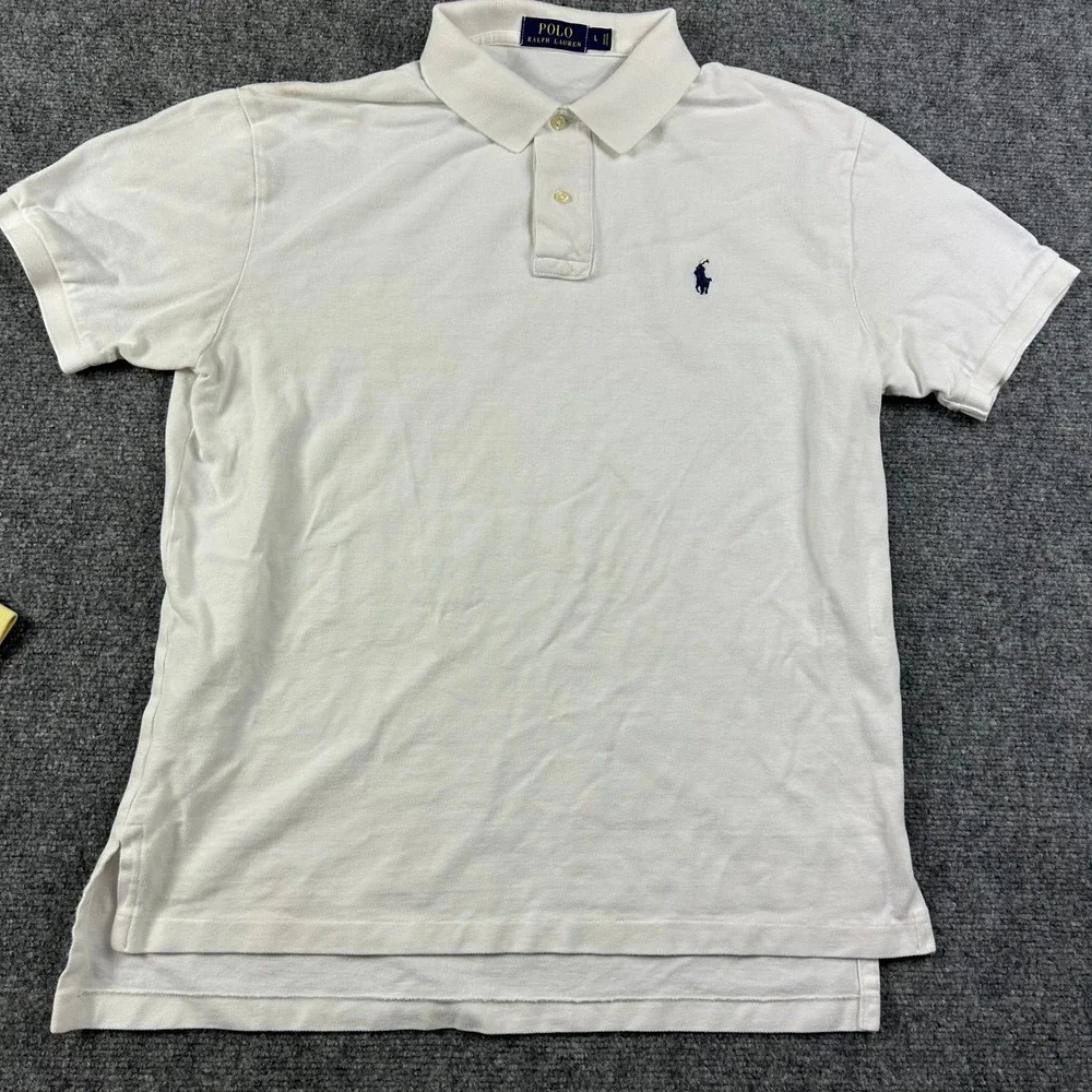 Polo Ralph Lauren Polo Shirts Mens L Multicolor Bundle Short Sleeve Cotton Pique
